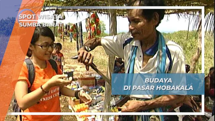 Berbibir Merah Berparang, Budaya Berniaga Pasar Hobakala Sumba Barat