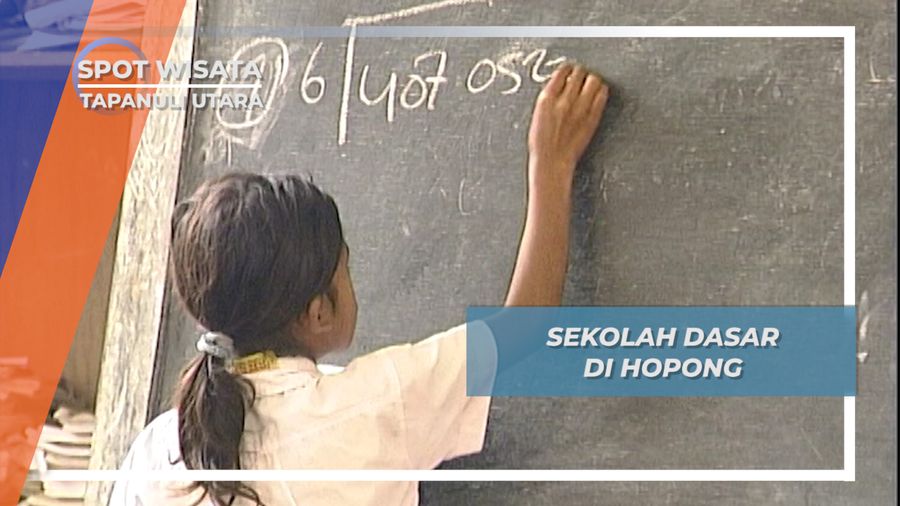 Sekolah Dasar di Dusun Hopong Desa Doloksanggul  Tapanuli Utara