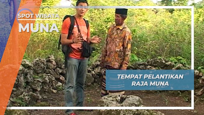 Batu Pelantikan Raja Muna, Desa Wuna Merupakan Pusat Kerajaan