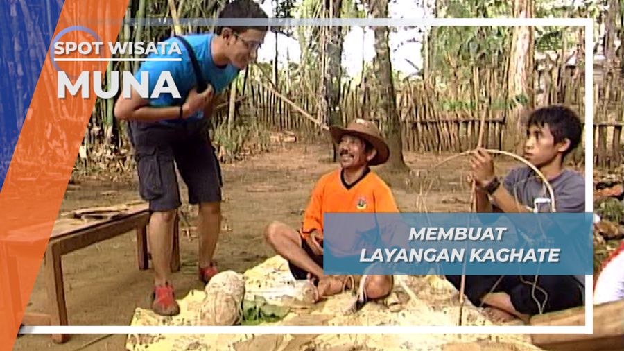Layangan Kaghati, Dibuat Secara Tradisional Pulau Muna Sulawesi Tenggara