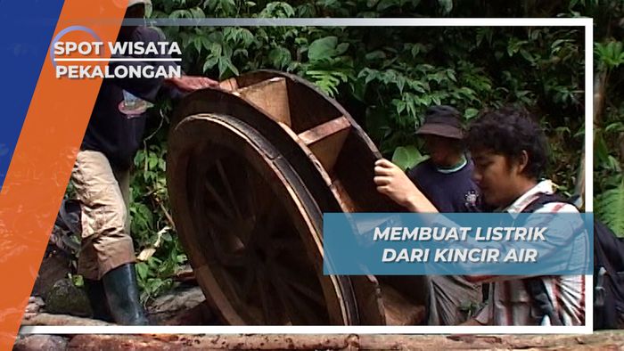 Kreatif, Warga Pekalongan Membuat Kincir Air Untuk Mendapat Pasokan Listrik