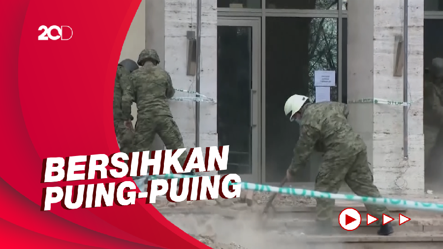 Militer Kroasia Mulai Evakuasi Puing Reruntuhan Sisa Gempa M 6,3