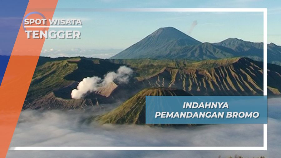 Lukisan Sang Fajar Atas Surga Dunia Puncak Gunung Pananjakan Tengger