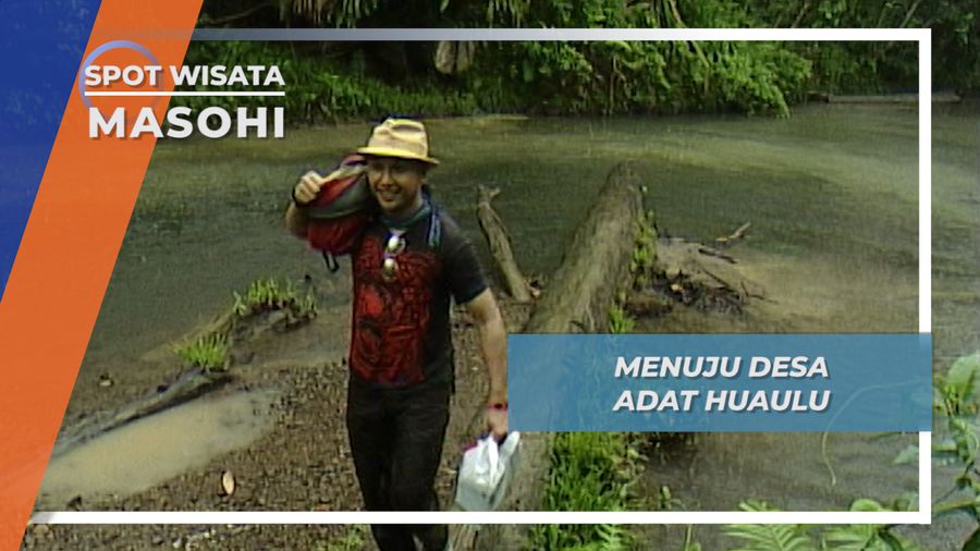 Suku  Huaulu, Hujan Dan Derasnya Sungai Dilewati dari Masohi Pulau Seram 