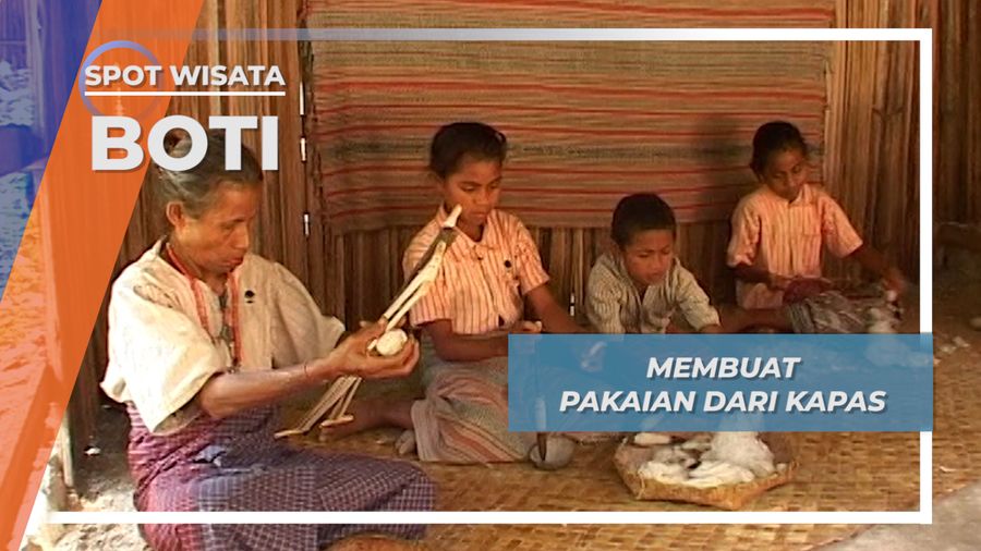 Menanam Kapas, Memintal Benang, Menenun Kain, Kehidupan Suku Boti Pulau Timor 