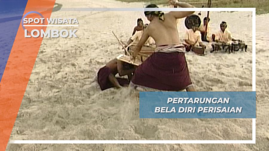 Pertarungan Minta Hujan Yang Berhenti Kalo Ada Darah Di Kepala Perisaian Lombok