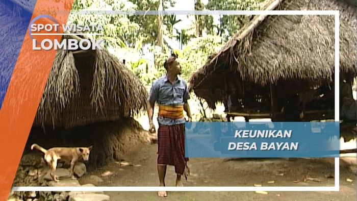 Desa dengan Lima Bangunan Hadap Barat ala Bayan Beleq Lombok