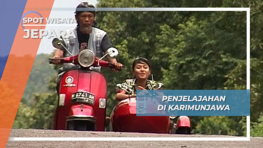 Naik Vespa Sespan dari Pelabuhan Ferry Kartini Jepara Ke Karimunjawa 