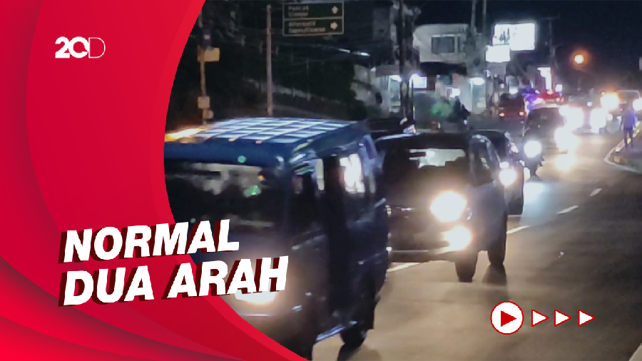 One Way Selesai, Arus Lalin Menuju Puncak Ramai Lancar