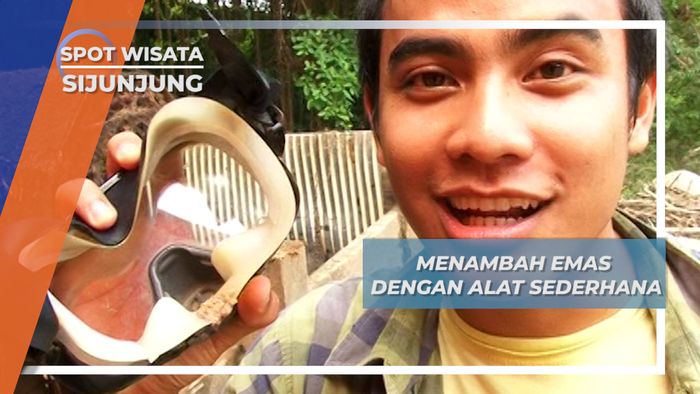 Dengan Alat Ini Penambang Emas Menyelam Hingga Kedalaman 30 Meter, Sijunjung