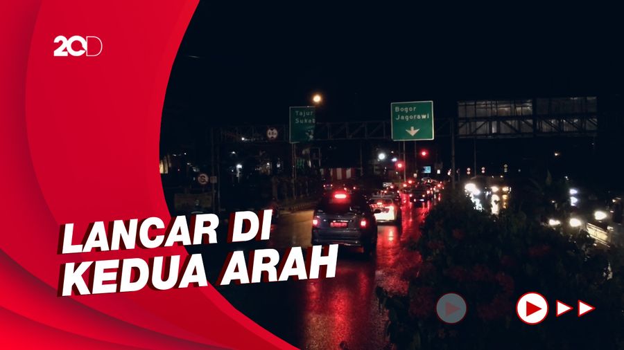 Minggu Malam, Arus Lalin Puncak Menuju Jakarta Ramai Lancar