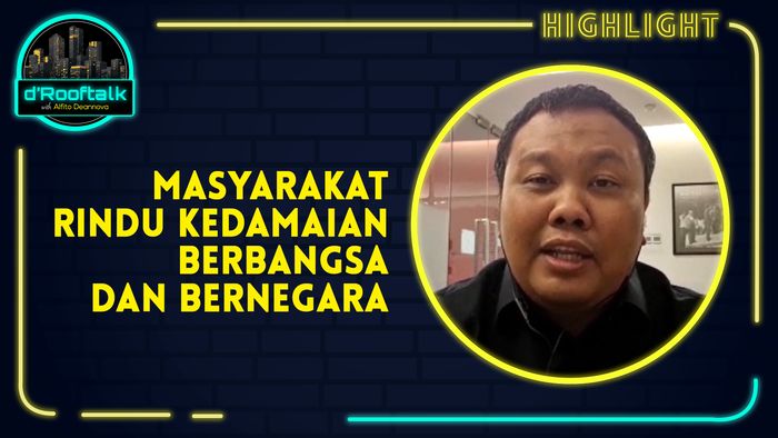 Pengamat Politik Hendri Satrio Nilai Tahun 2020 Ujian Untuk Toleransi