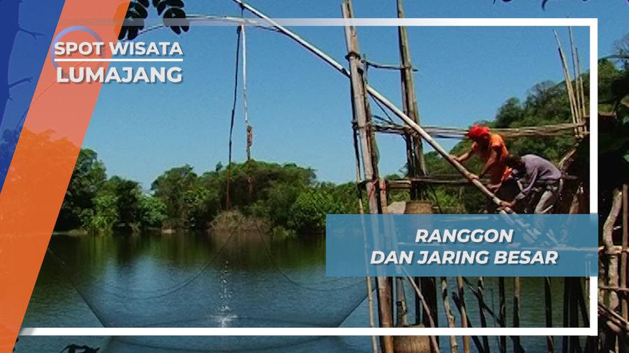 Ranggon, Bangunan Bambu dan Jaring untuk Berburu Ikan di Rawa Tlepuk, Lumajang