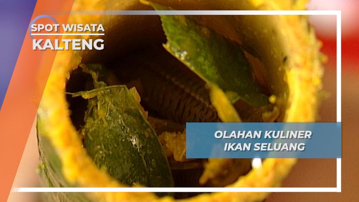 Kuliner Ikan Seluang Bakar Bambu Desa Tumbang Manggu Kalimantan Tengah