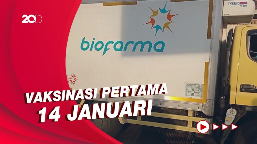 Dikawal Ketat, Begini Momen Kedatangan Vaksin Sinovac ke Yogya