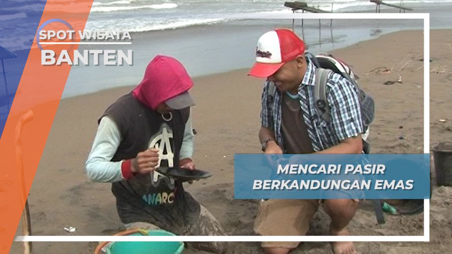 Ternyata Pasir di Pantai Bayah ini Mengandung Emas, Banten