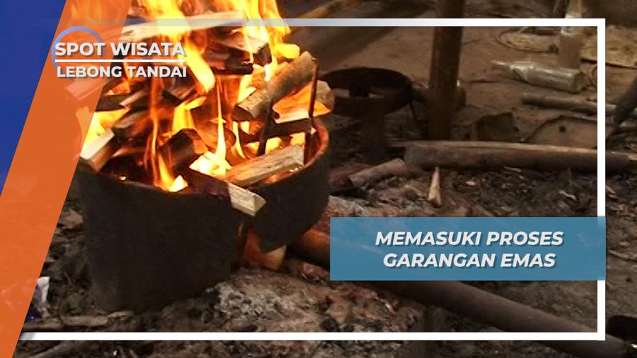 Garangan, Proses Pencairan Air Raksa yang Terkandung Pada Emas Pasir, Bengkulu Utara