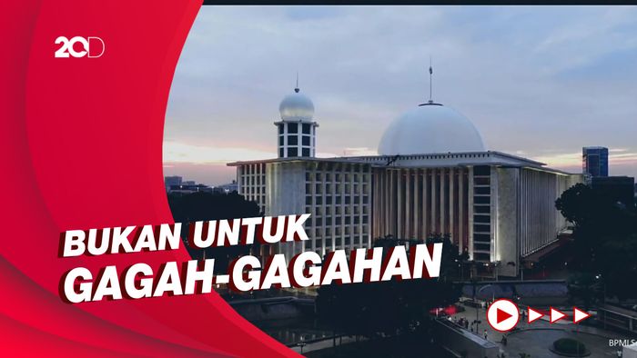 Didampingi Anies, Jokowi Resmikan Renovasi Masjid Istiqlal