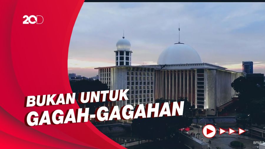 Didampingi Anies, Jokowi Resmikan Renovasi Masjid Istiqlal