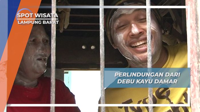 Pupuran Bedak Cair, Bebas Sebuk Damar Melekat Desa Pahmungan Krui Lampung Barat 