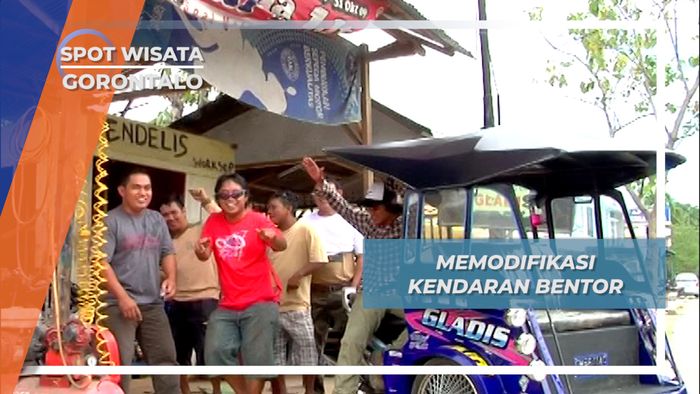 Warna-warni Bentor Modifikasi, Magnet Untuk Menarik Penumpang, Gorontalo