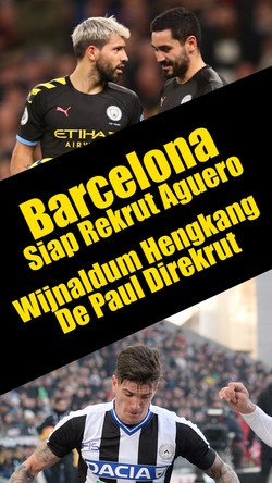 Barcelona Siap Rekrut Aguero dan Wijnaldum Hengkang, De Paul Didatangkan?