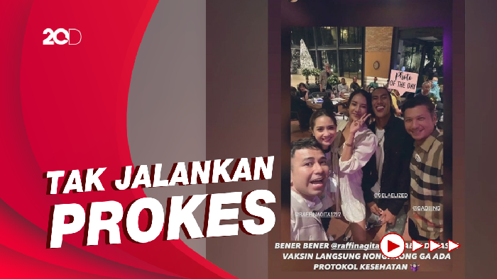 Keluyuran Usai Vaksinasi COVID-19, Raffi Ahmad Tuai Kontroversi