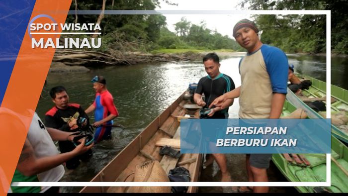 Persiapan Berburu Ikan di Sungai Gita, Malinau