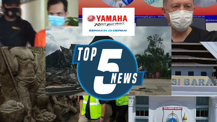 Top 5: Gempa M 6,2 di Majene, Relief Tersembunyi di Gedung Sarinah