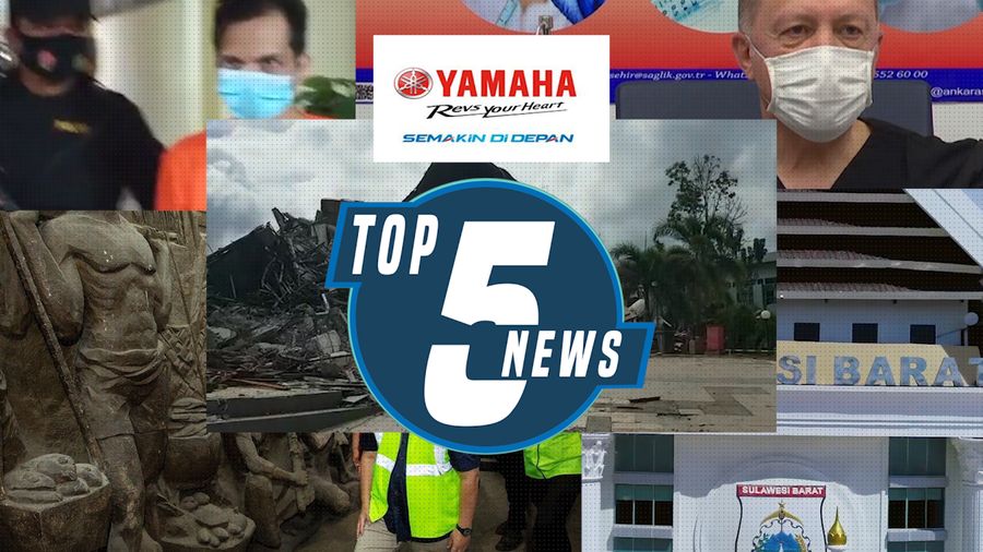 Top 5: Gempa M 6,2 di Majene, Relief Tersembunyi di Gedung Sarinah
