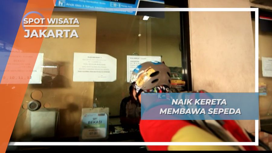 Bawa Sepeda Ke Stasiun Rangkas Bitung dari Beos Kota Jakarta