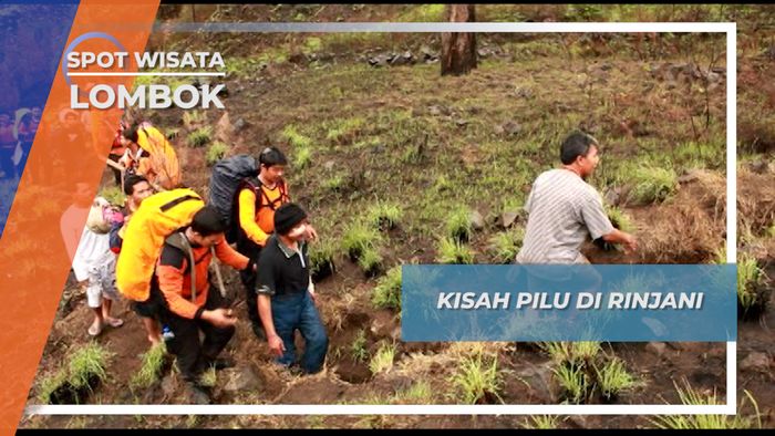 Pendakian Tidak Selamanya Mulus, Tim SAR Selalu Siap Membantu di Gunung Rinjani Lombok