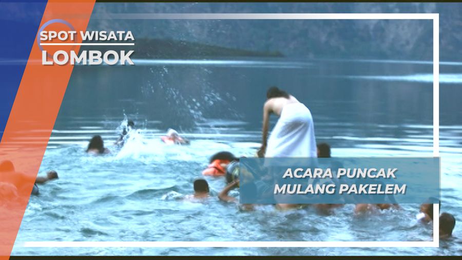 Acara Puncak Mulang Pakelem Di Danau Segara Anak Lombok
