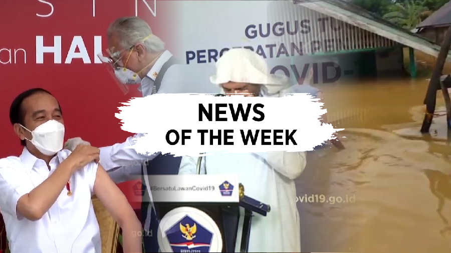 News Of The Week: Indonesia Dilanda Bencana-Jokowi Divaksinasi