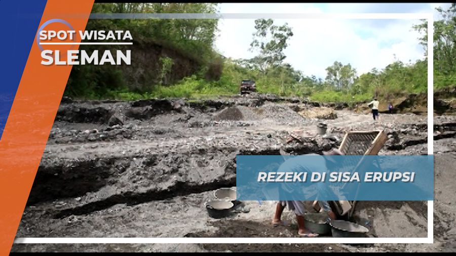 Pasir Gunung, Rejeki Sisa  Erupsi Gunung Merapi Sleman