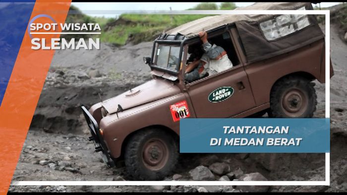 Petualangan Berkendara Melahap Trek Kali Gendol Gunung Merapi 