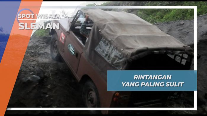 Tanjakan Menjadi Trek Paling Menanatang di Kali Gendol Gunung Merapi