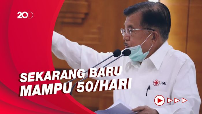 Jusuf Kalla: Indonesia Butuh 200 Donor Plasma Konvalesen per Hari