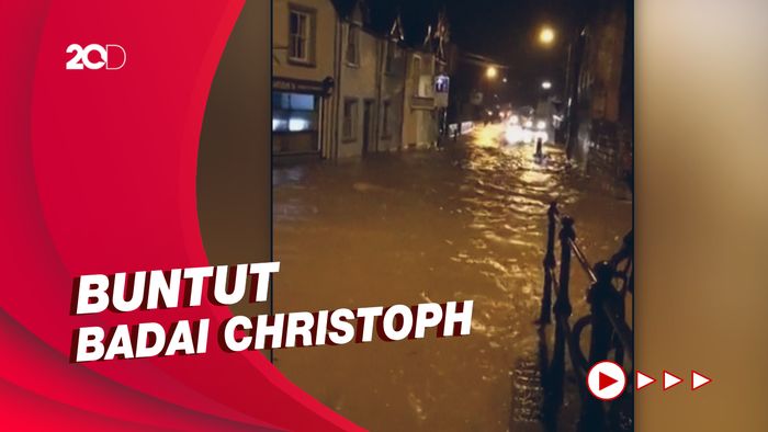 Sungai Meluap di Wales, Ratusan Orang Dievakuasi