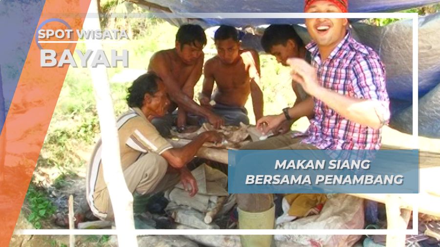 Makan Siang  Penambang Batu Bara Hutan Bayah Lebak Banten