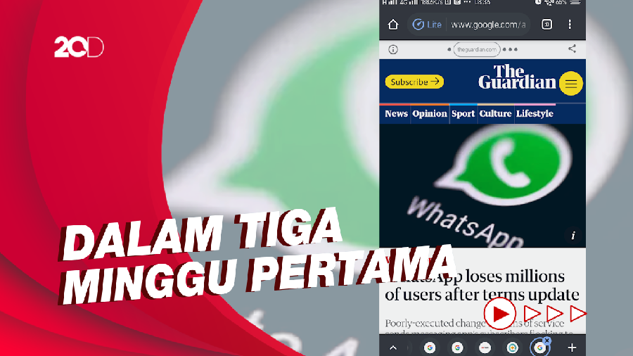 Jutaan Pengguna WhatsApp Beralih ke Signal dan Telegram