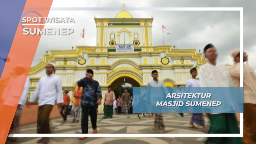 Masjid Agung Sumenep, Berarsitektur Tiongkok, Portugis, Arab dan Madura
