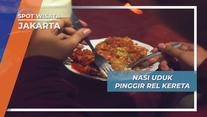 Bising-Bising Gurih, Nasi Uduk Rel Kereta Jakarta