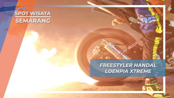 Aksi Motor Jalanan Freestyler Handal Kota Semarang