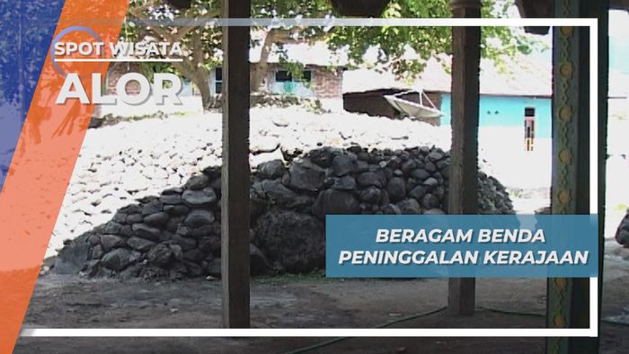 Mezbah, Tumpukan Batu Berisi Tengkorak Musuh di Halaman Kerajaan Bunga Bali Pulau Allor 