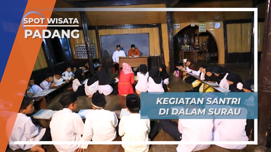 Mengaji, Kegiatan Para Santri di Surau, Tanah Datar