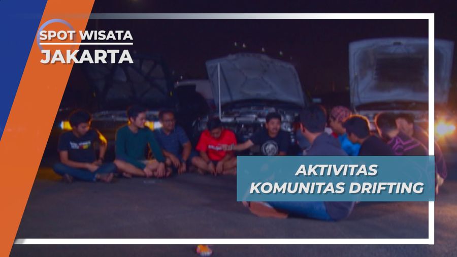 Aktivitas Malam Komunitas Drifting Jakarta