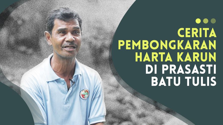 Suasana Mencekam Saat Batutulis Hendak Dibongkar Demi Harta Karun