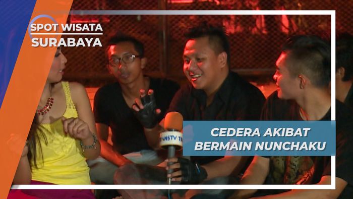 Nunchaku, Main Api Terjilat Panas, Kecuali Sudah Cinta di Surabaya