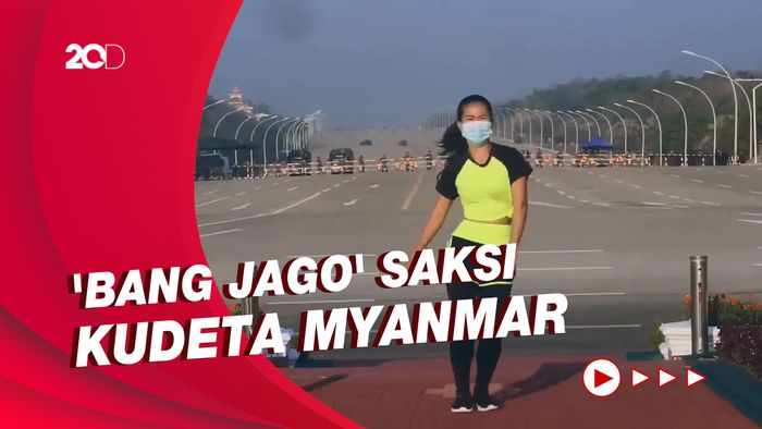 Viral! Senam Ampun Bang Jago di Tengah Kudeta Militer Myanmar